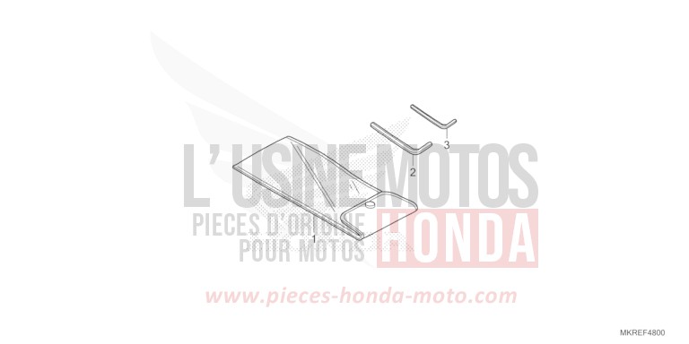 OUTILS de CBR1000RR "Fireblade" GRAND PRIX RED (R380) de 2024